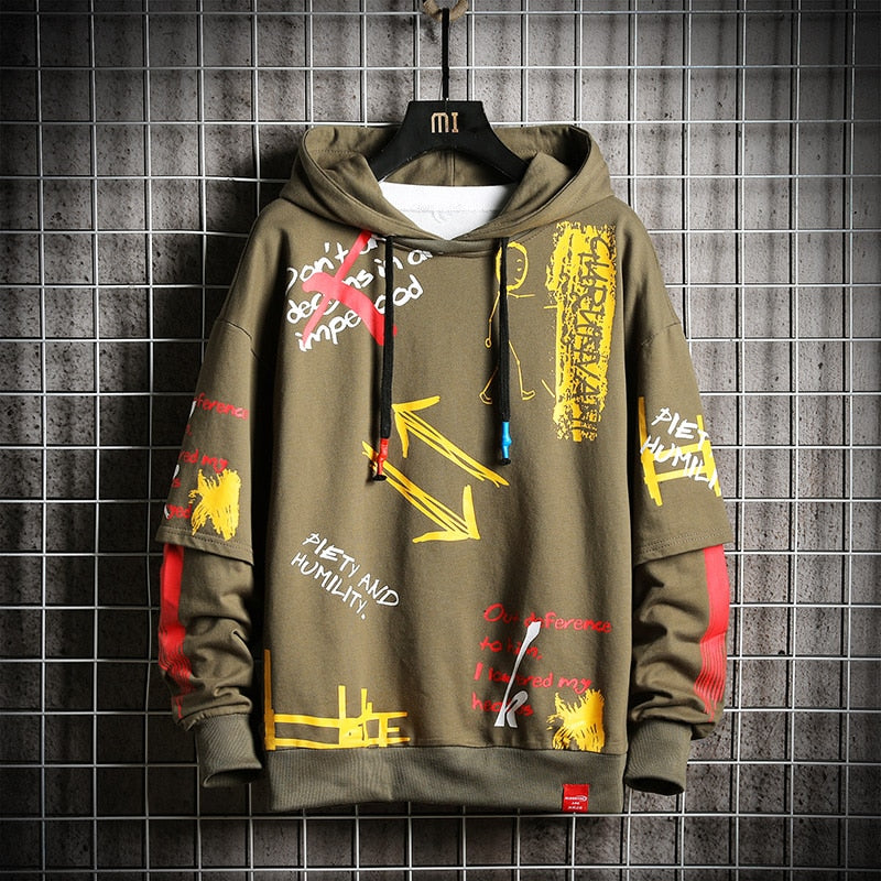 SingleROAD print Hoodie.