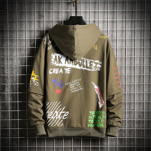 SingleROAD print Hoodie.