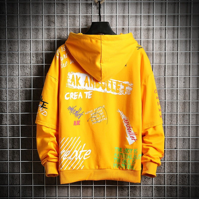 SingleROAD print Hoodie.