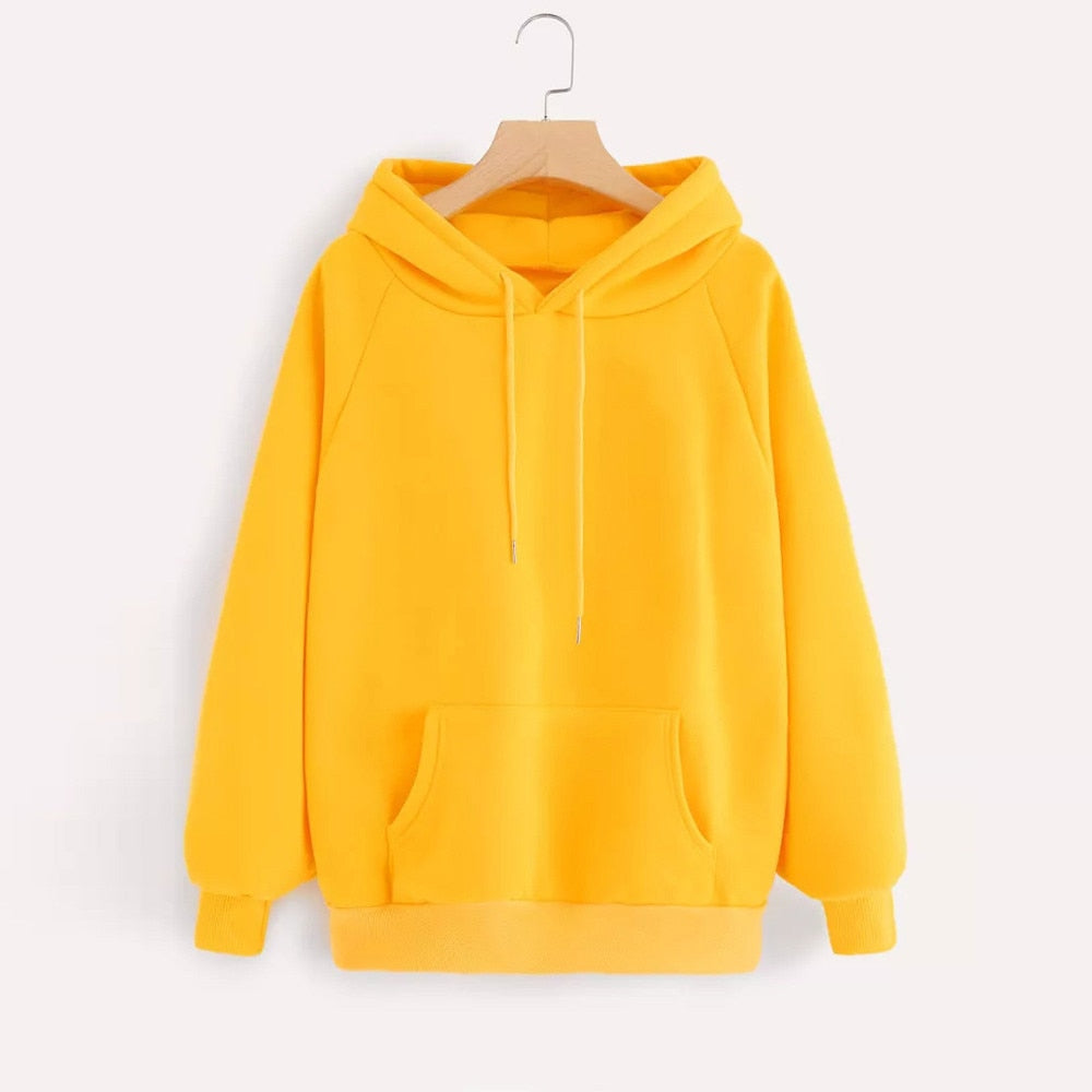 Yellow Hoodies\Womens Sweatshirts