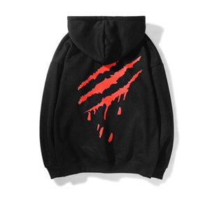 Monster print Hoodies