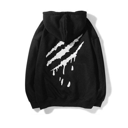 Monster print Hoodies