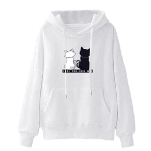 Baggy Cat printed hoodies/sweatshirt