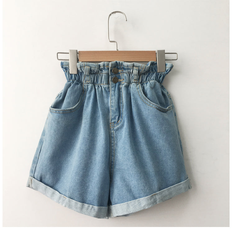 High Waist Denim Shorts