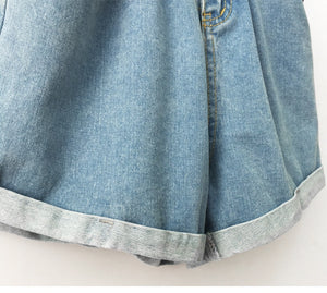 High Waist Denim Shorts