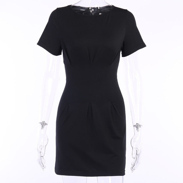 Waist Ruched Bodycon Dress