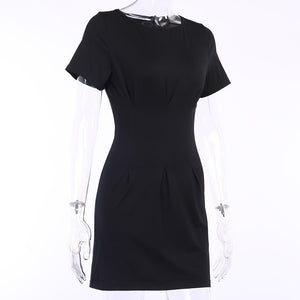 Waist Ruched Bodycon Dress