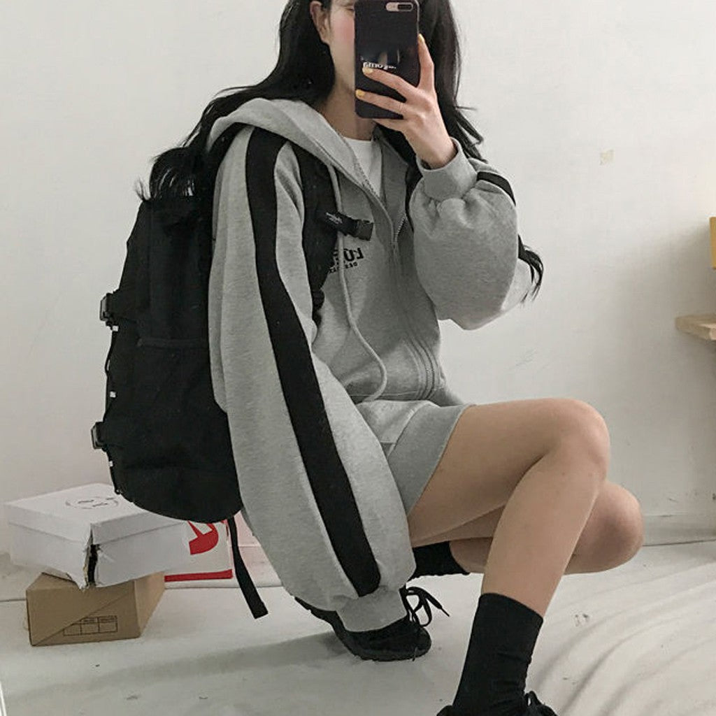 Harajuku Streetwear Hoodie Women