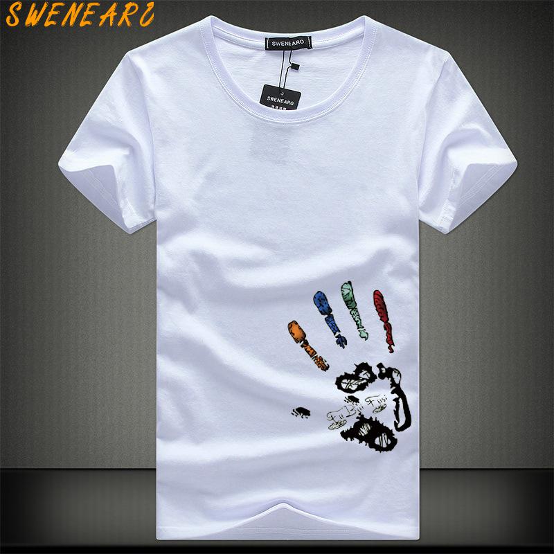 Hand-art print tees