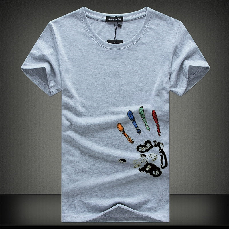 Hand-art print tees