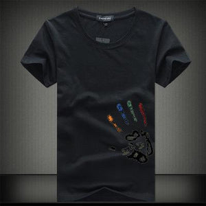 Hand-art print tees