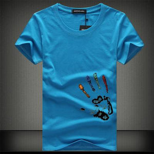 Hand-art print tees